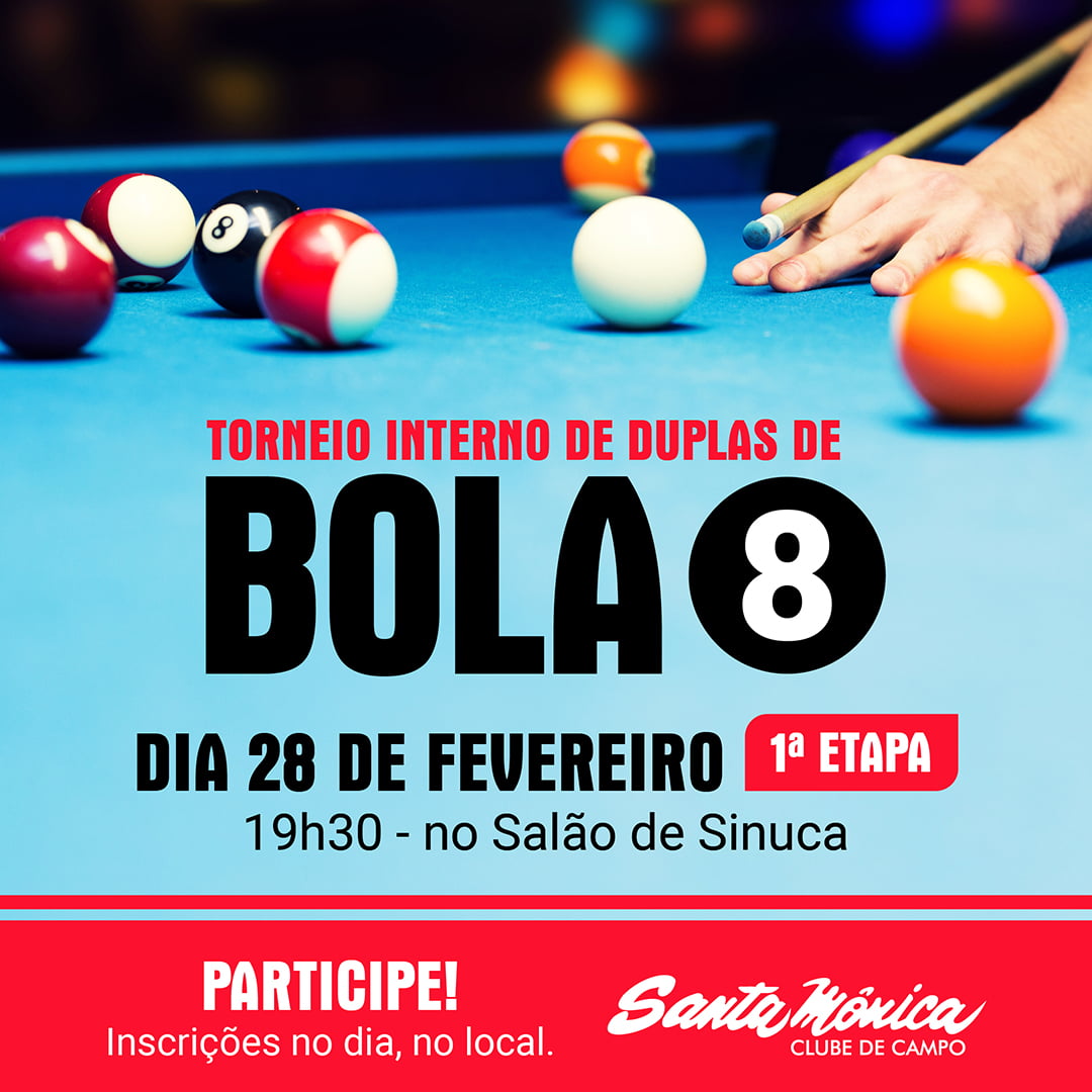 Campeonato de Sinuca e Poker está com inscrições abertas