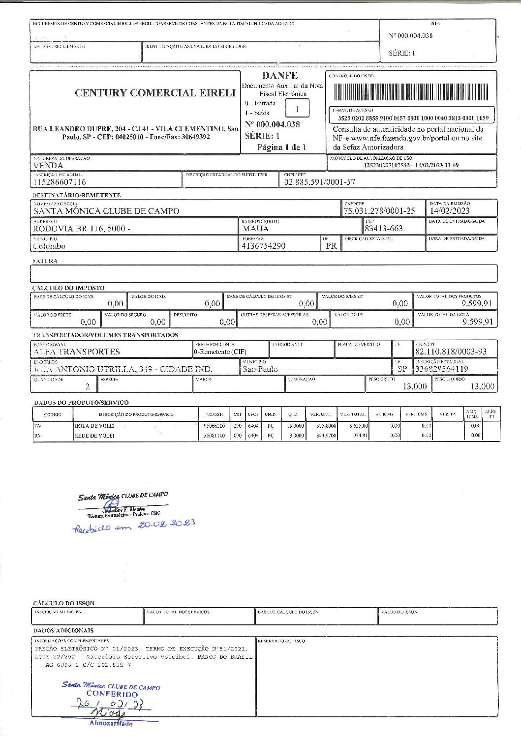 18. Edital 01.2023 NF 4038 Century