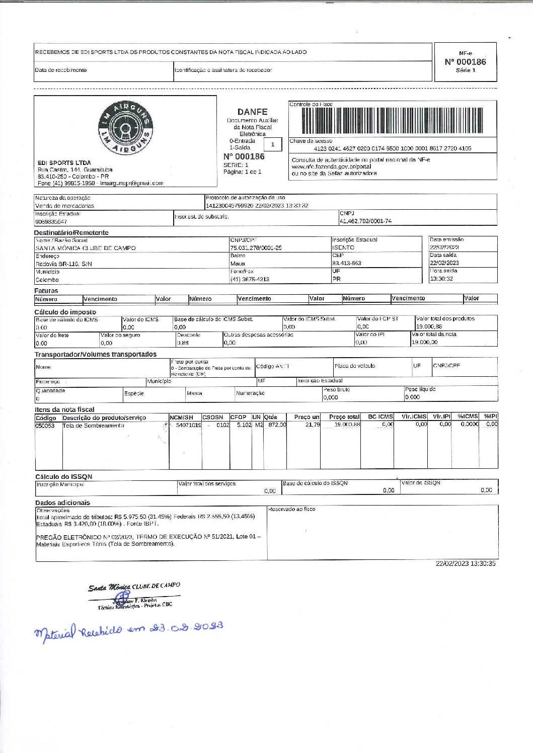 Edital 02.2023 NF 186 Edi Sports