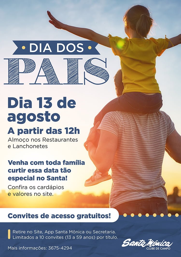 Dia dos Pais no COMM - COPM - Clube dos oficiais