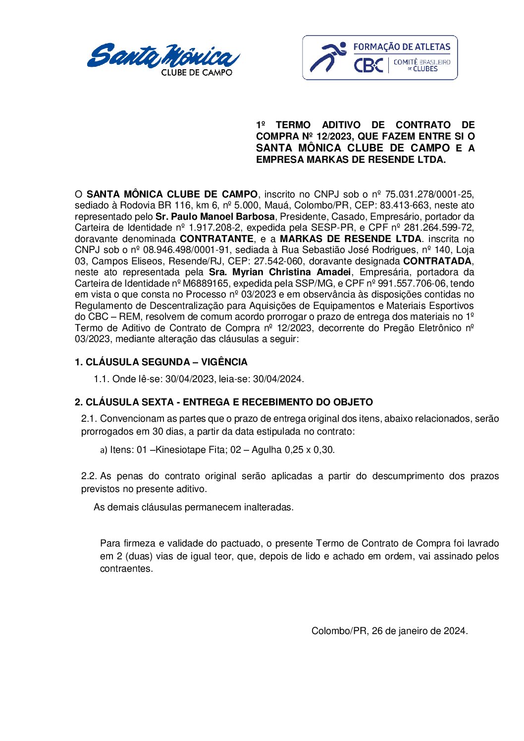 1 Aditivo Contrato Lote 05 Markas