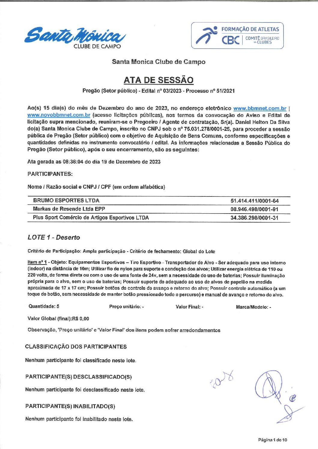 Ata Da Sessao Edital 03.2023