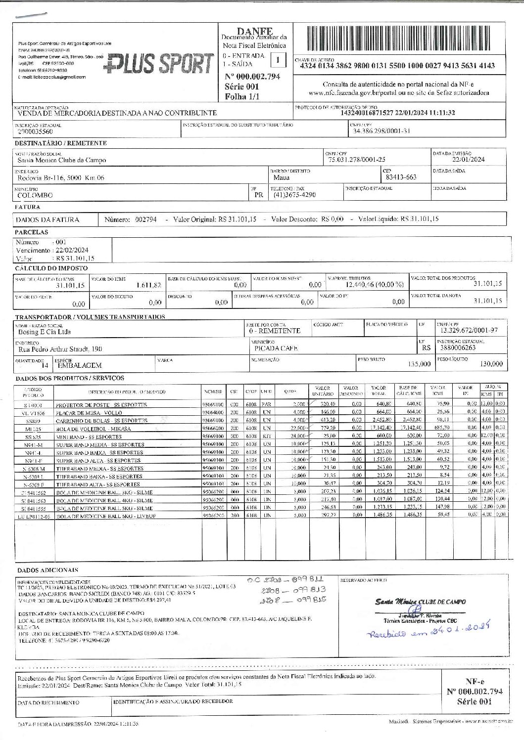 Edital 03.2023 NF 2794 Plus Sport