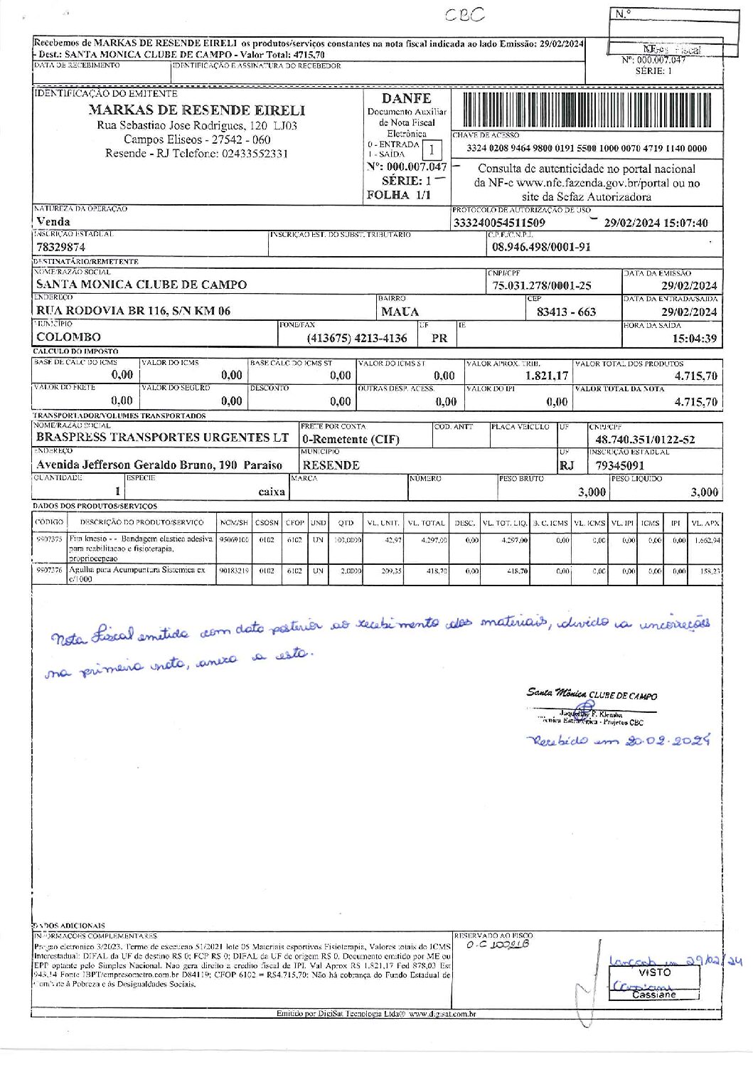 Edital 03.2023 NF 7047 Markas De Resende