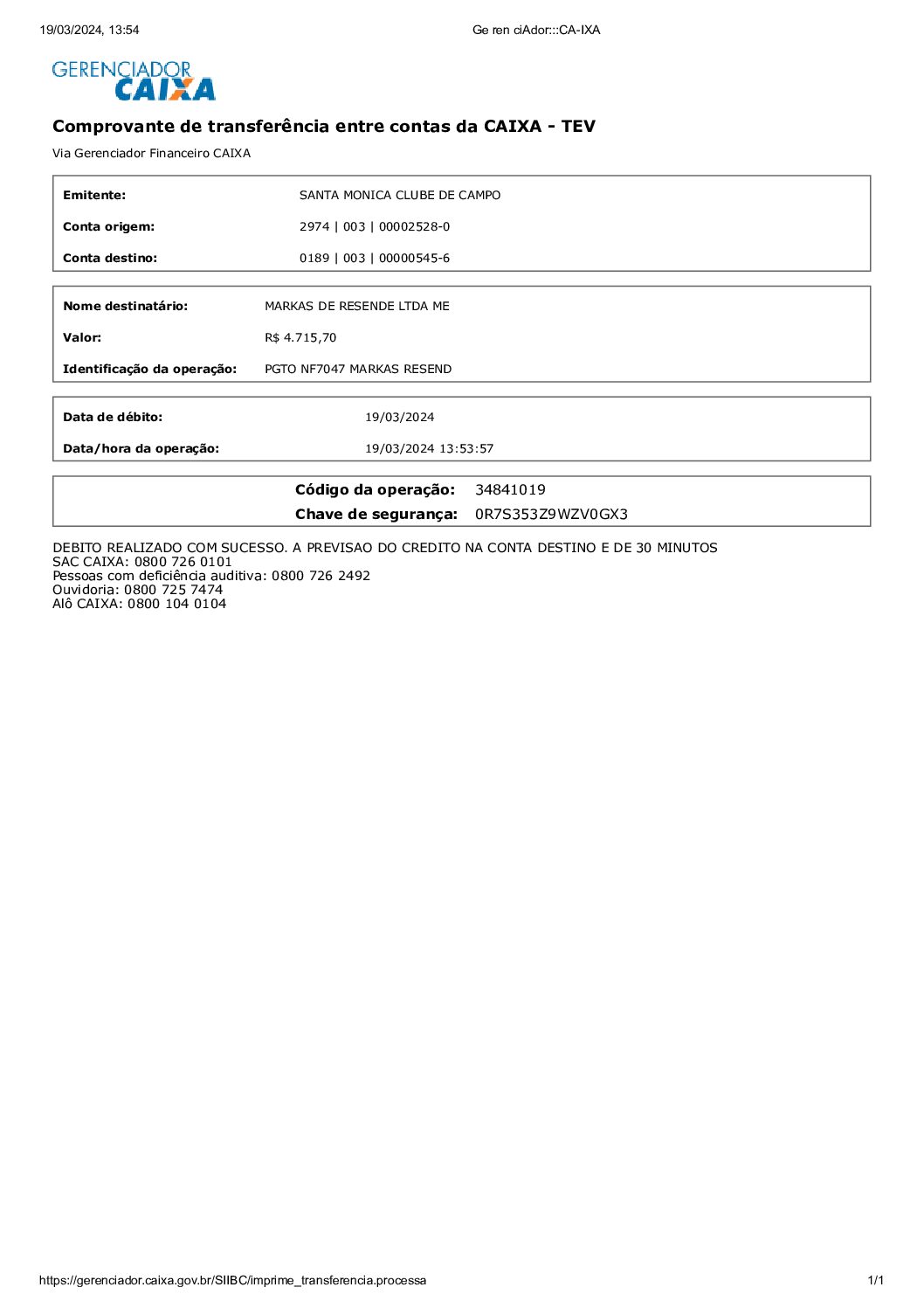 Edital 03.2023 Pgto NF 7047 Markas De Resende