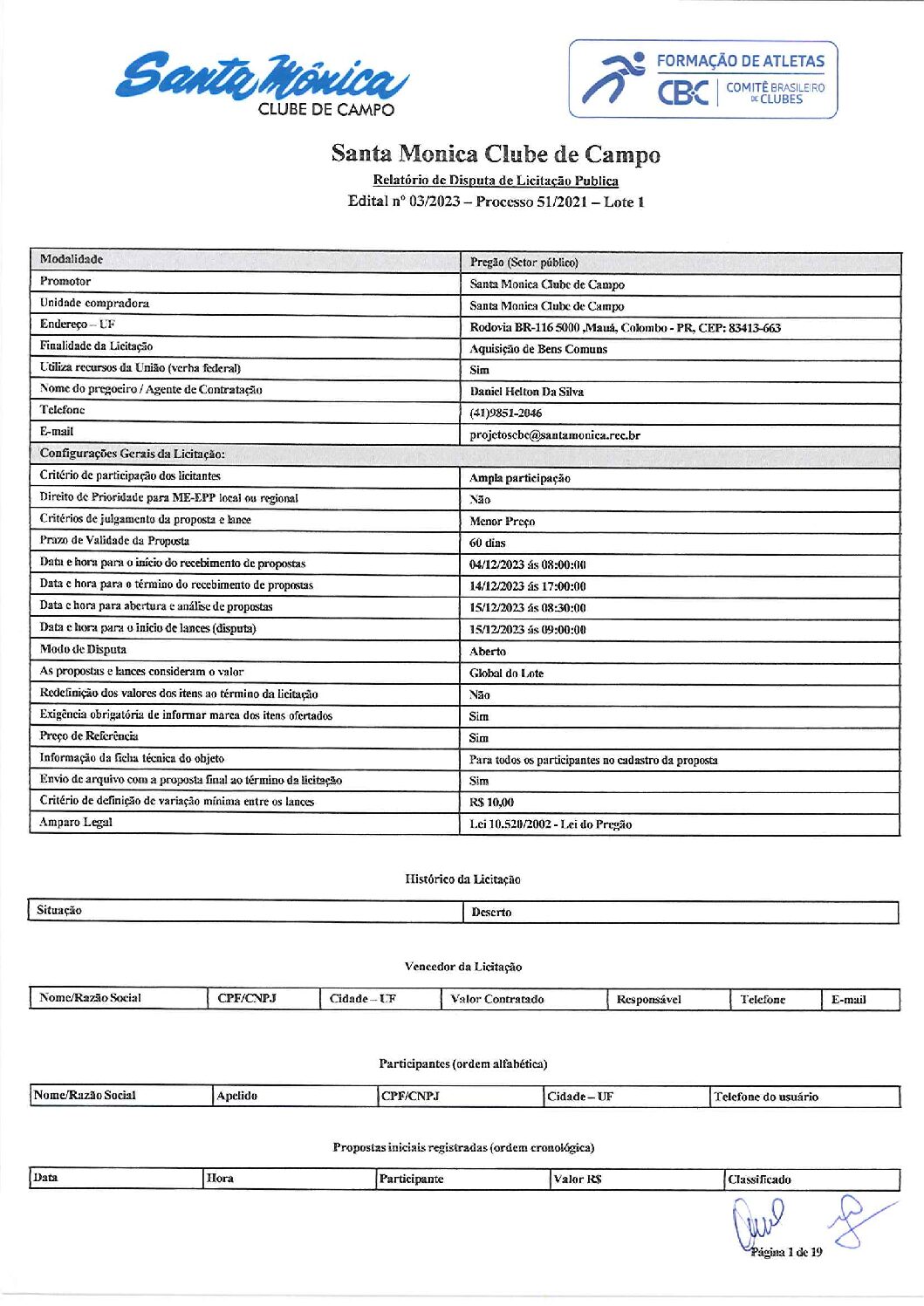 Relatorio Da Sessao Ou De Disputa Edital 03.2023