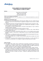 REGULAMENTO Sauna Masculina 2025