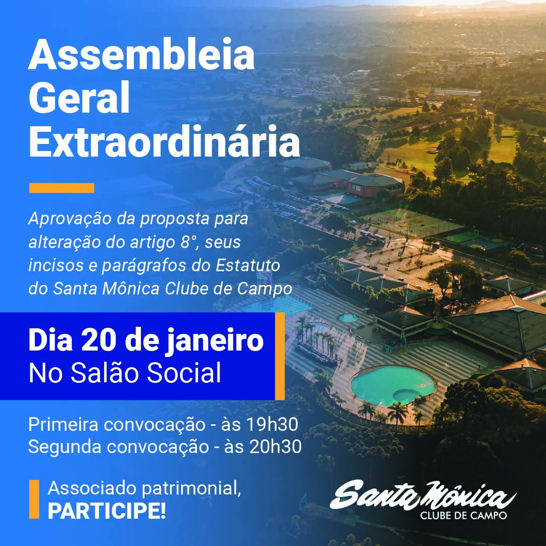 ASSEMBLEIA GERAL EXTRAORDINÁRIA