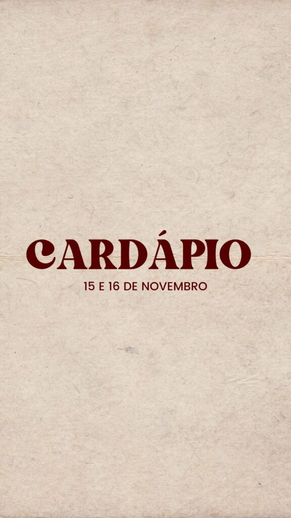 Confira os cardápios dos restaurantes do Santa Mônica neste fim de semana, 15 e 16 de novembro