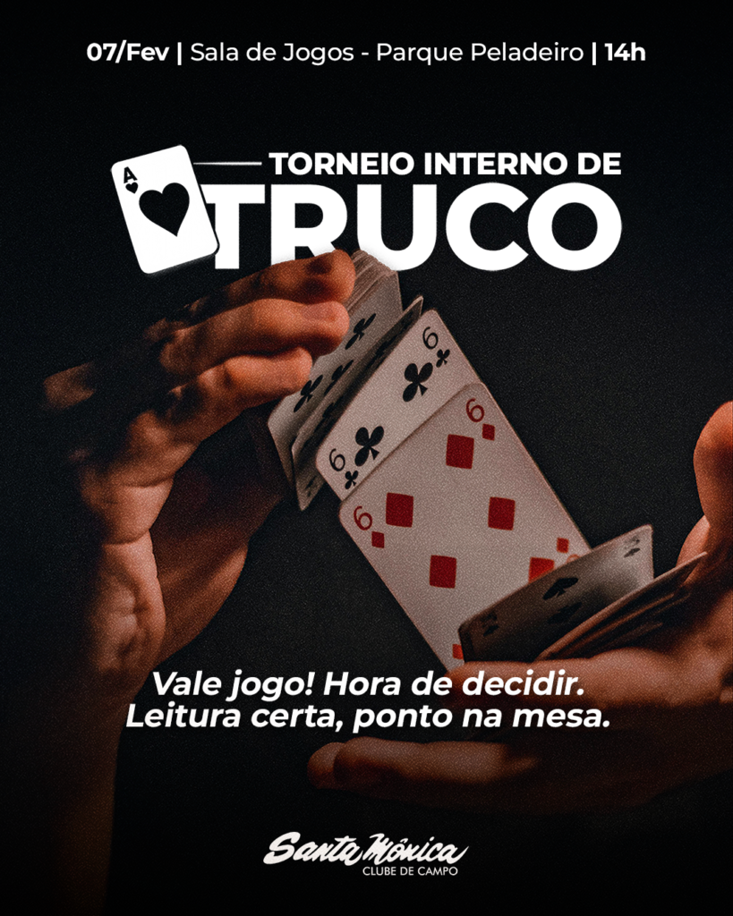 Carteado no Santa Mônica: Truco e Poker em 2026