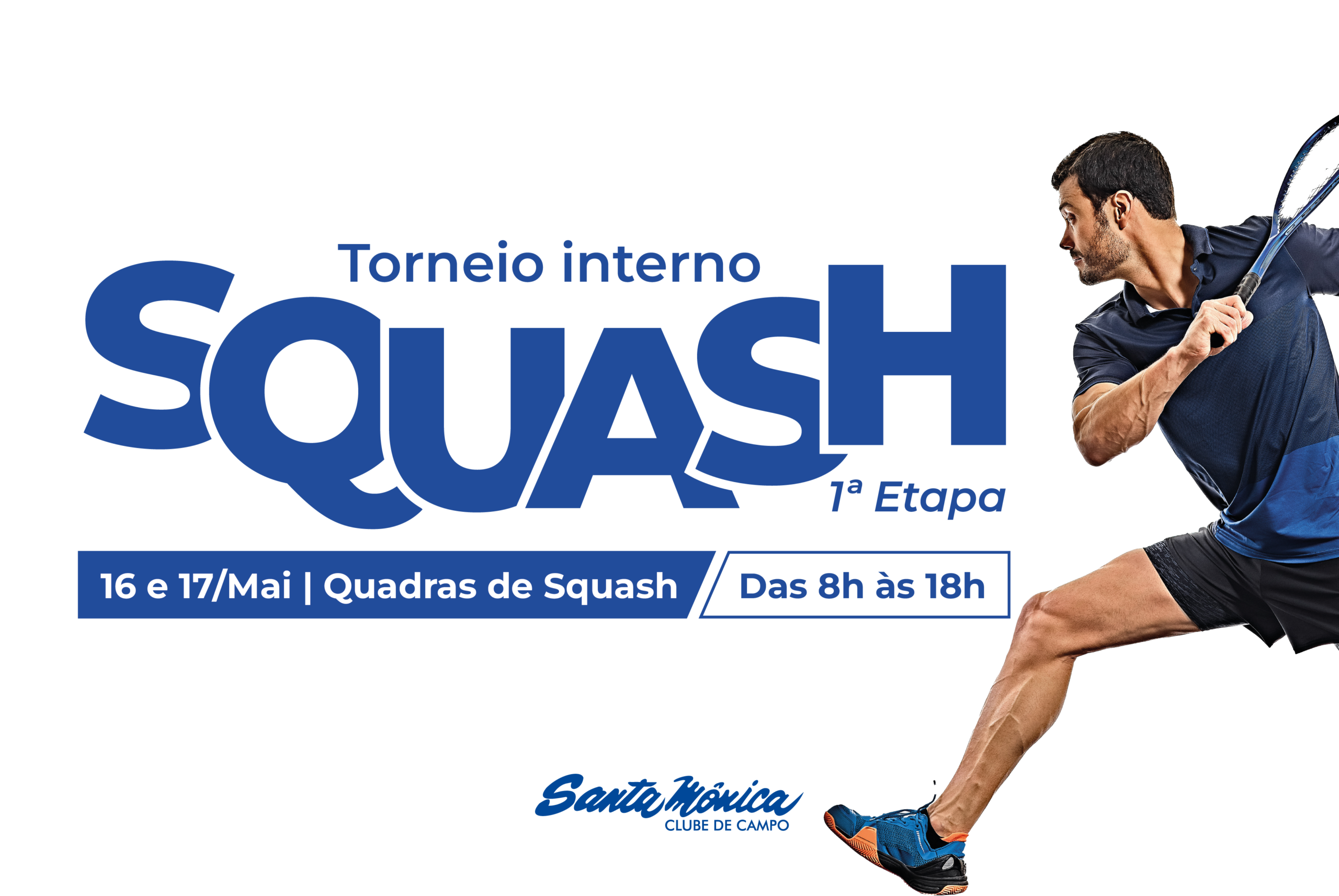 Santa Mônica realiza 1ª etapa do Torneio Interno de Squash