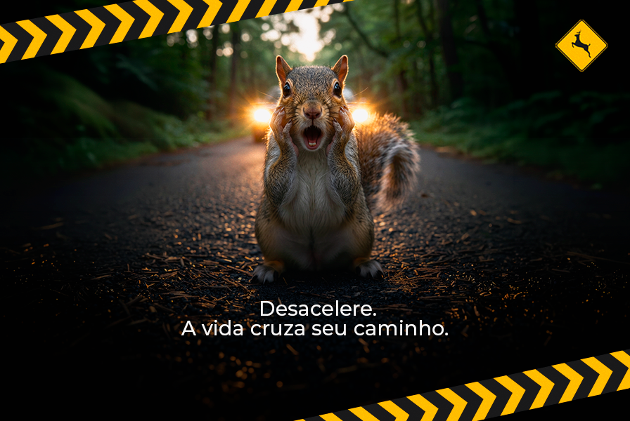 Campanha do Santa Mônica Clube de Campo reforça a preservação da fauna e a segurança nas vias internas