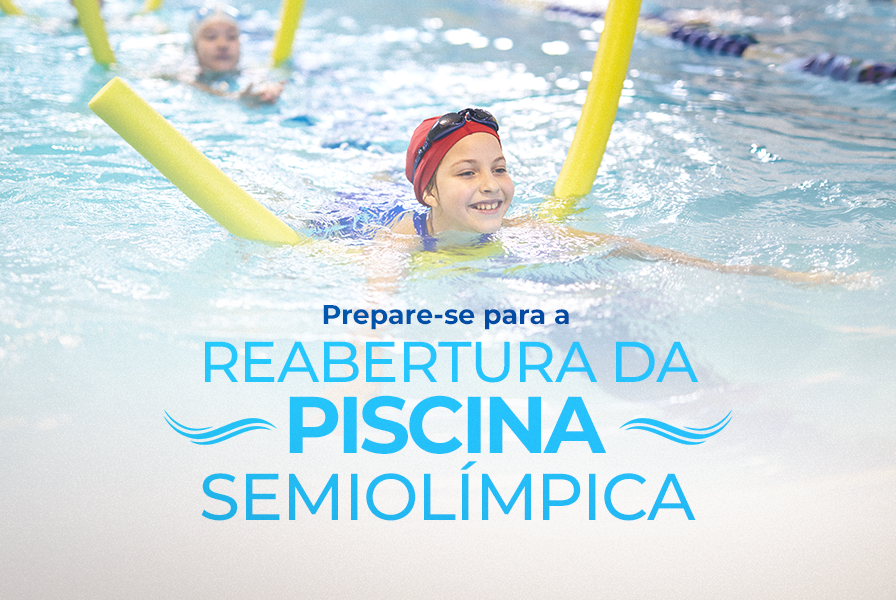 Prepare-se para a reabertura da Piscina Semiolímpica do Santa Mônica Clube de Campo