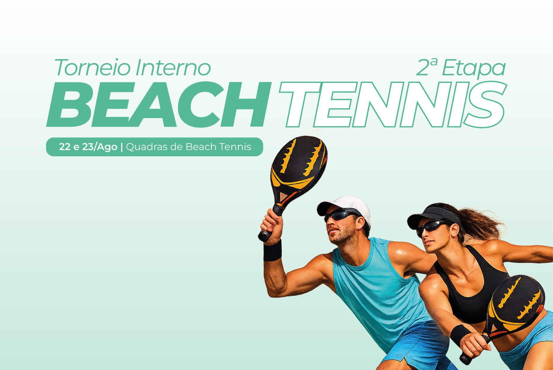 Santa Mônica realiza a 2ª Etapa do Torneio Interno de Beach Tennis