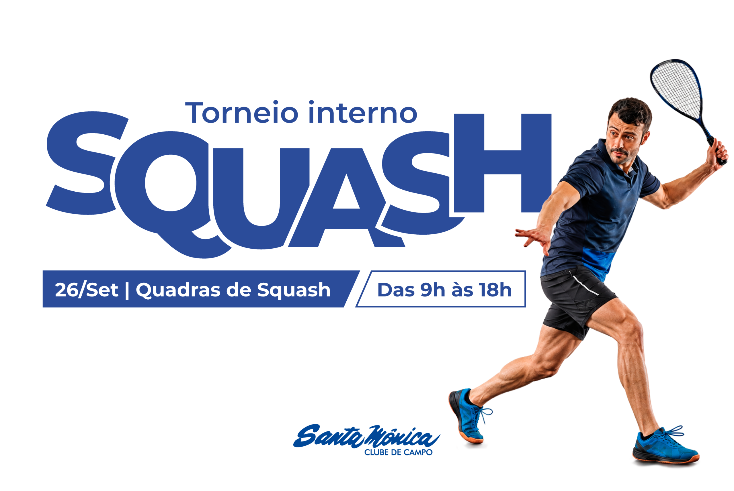 Squash reúne associados em torneio