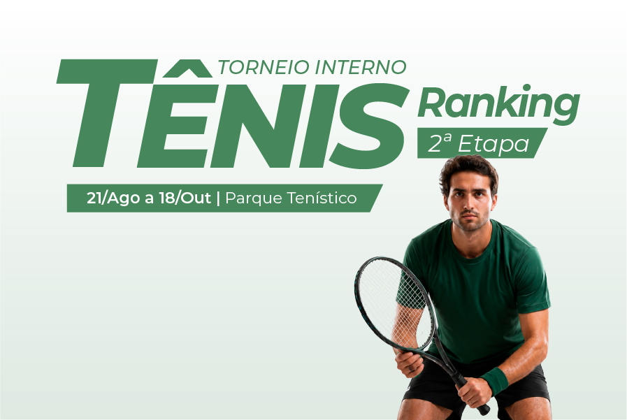 Santa Mônica realiza a 2ª etapa do Tênis Ranking 2026 